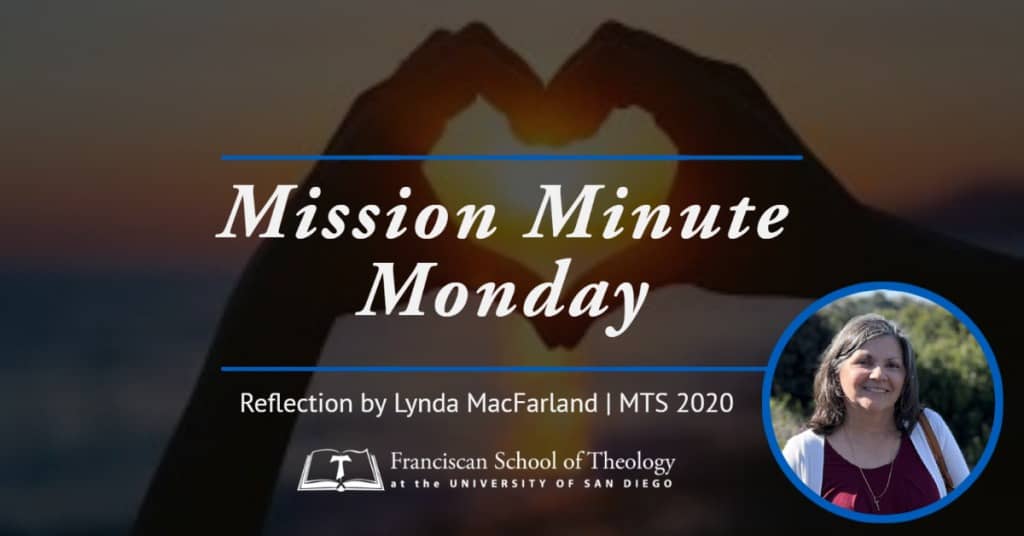 Misson-Minute-Monday-Banner-Image-With-A-Sunset-and-a-heart-made-out-of-hands-as-the-background-image