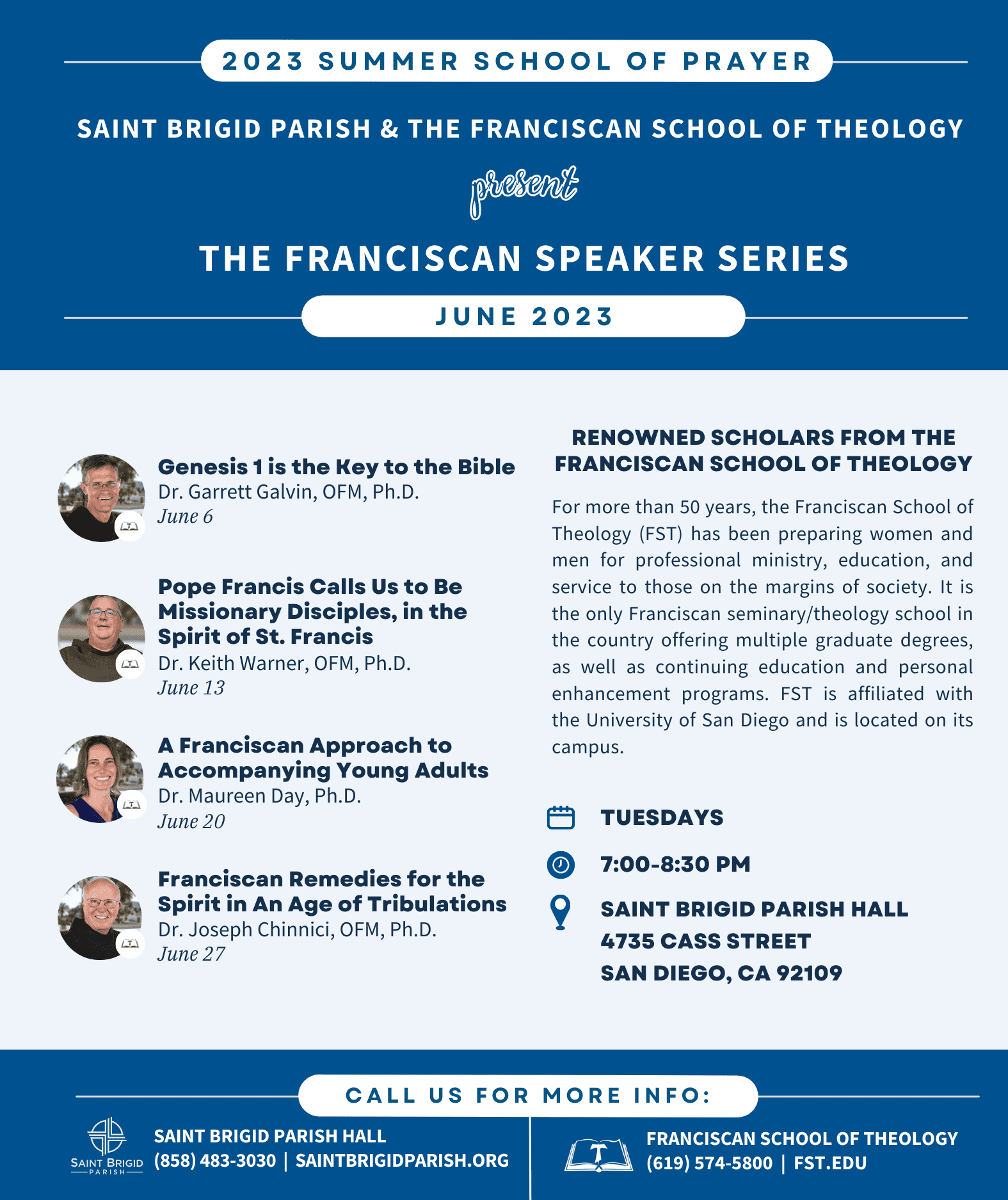 Picture of the Flyer for the Speaker Series