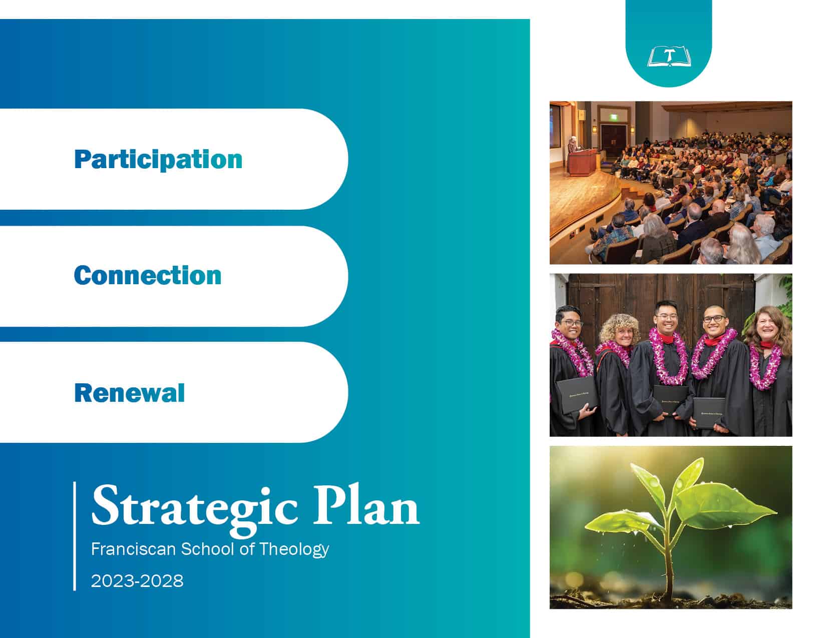 Cover of The Franciscan School Of Theology's 2023-2028 Strategic Plan