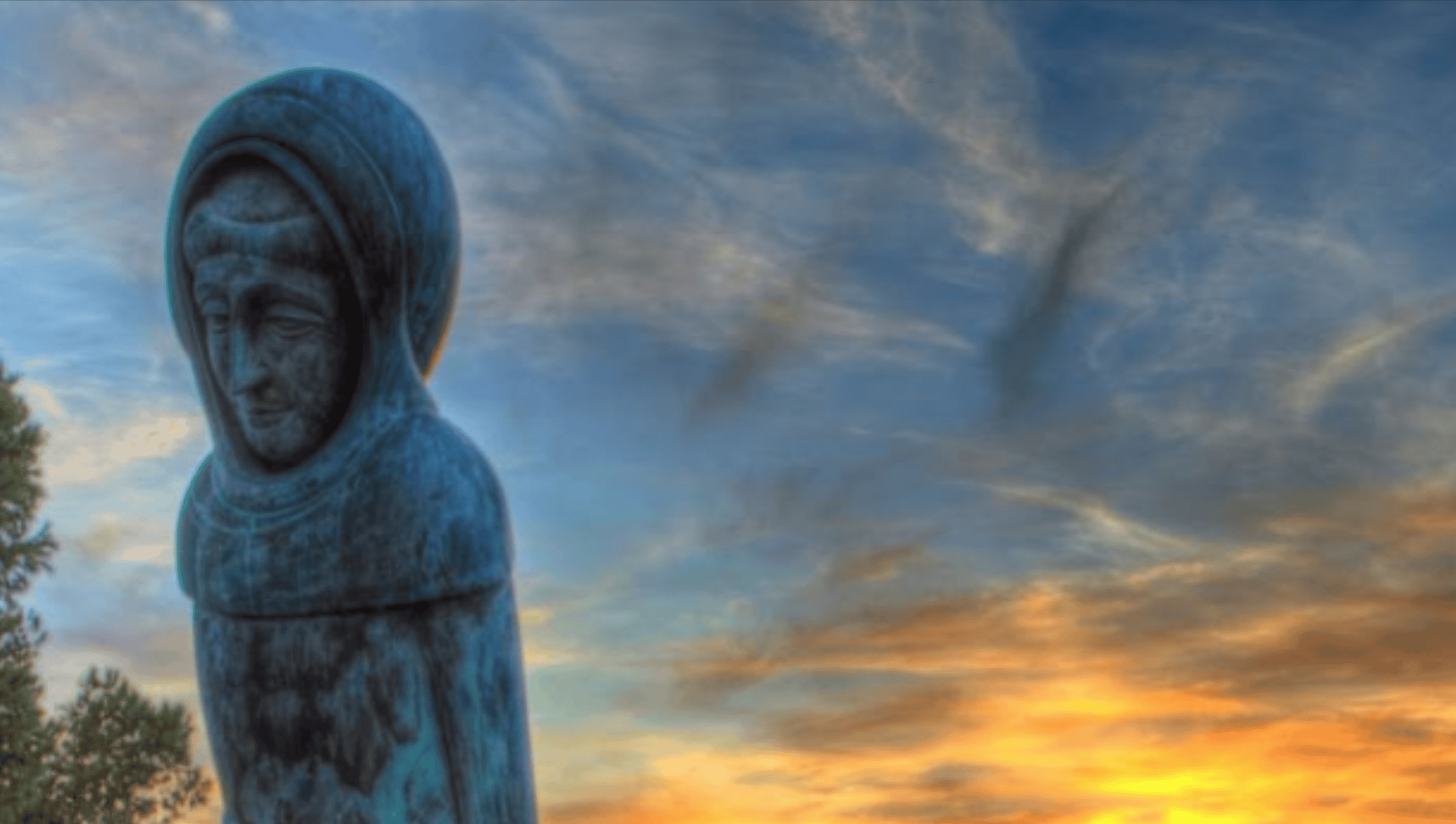 St. Francis sculpture on USD campus